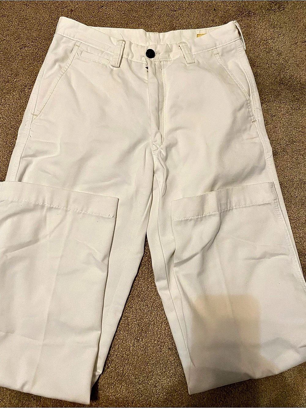 Live Khaki Cargo pants White Waist 30 Good